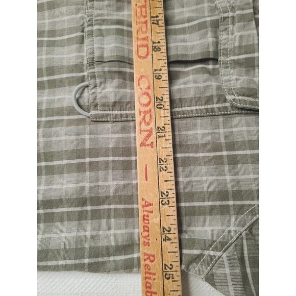 Vtg 90s Levis SilverTab Shirt Men XL Button Up Green Plaid Pockets Y2K Grunge - Picture 7 of 9